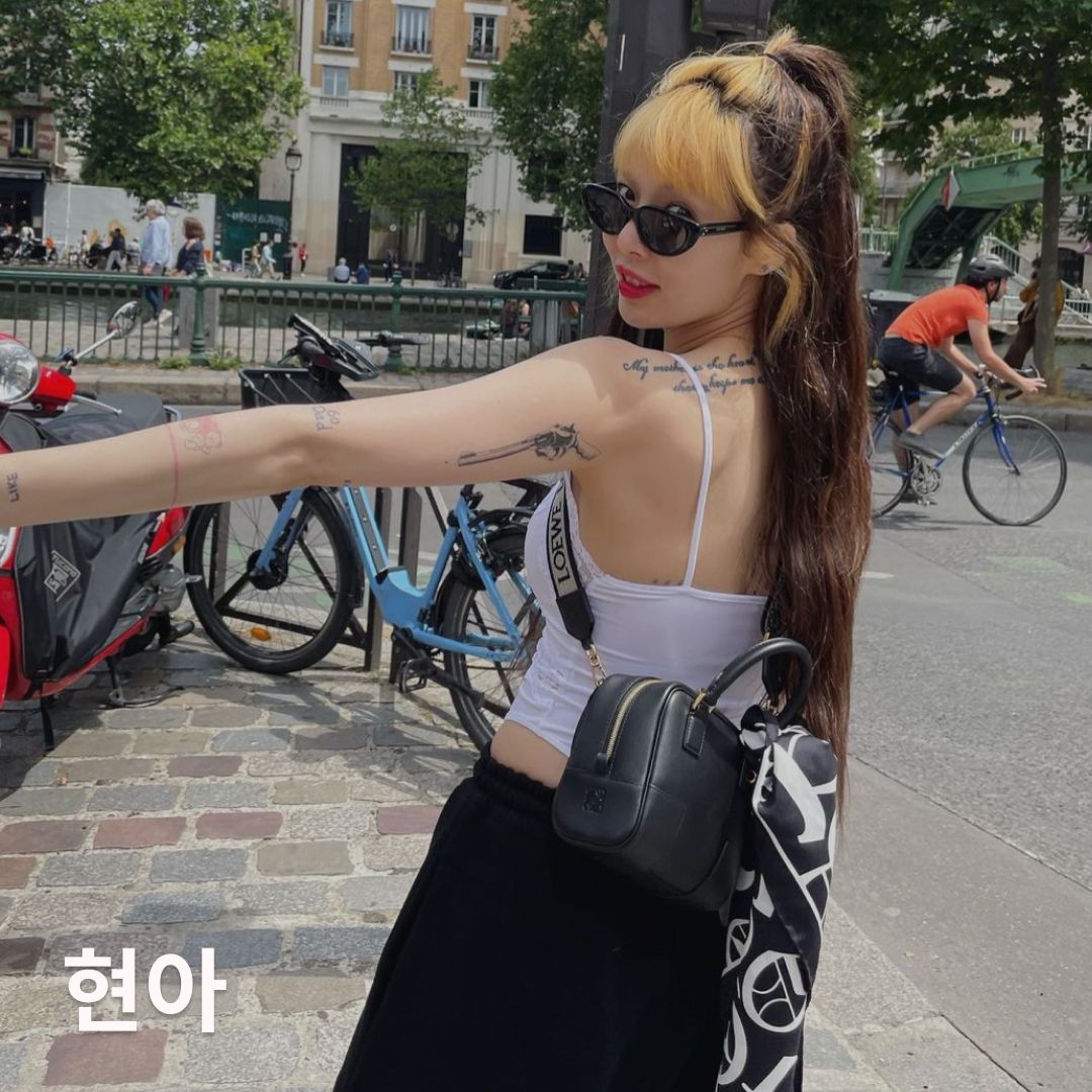 @chaeyo.0, @yerin_the_genuine, @hyunah_aa, @peggygou_, @monika_shin
