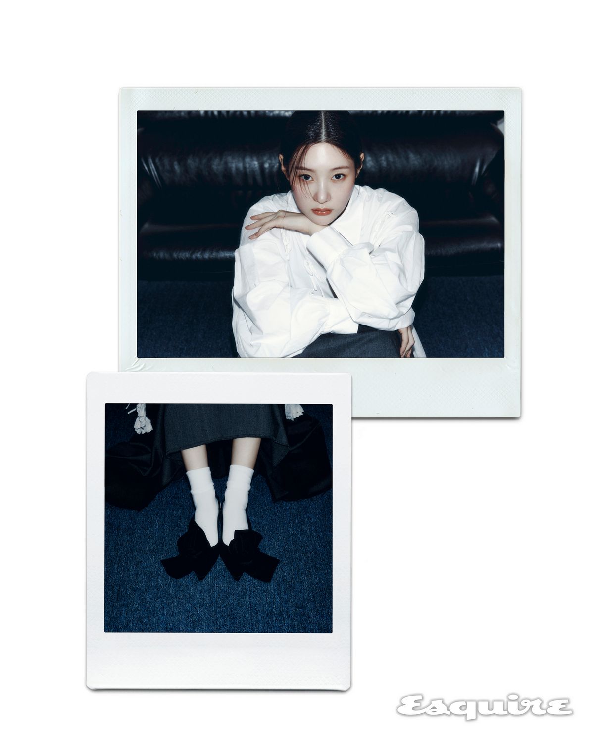 셔츠 비뮈에트. 스커트 오픈와이와이. 슈즈 에르뎀.