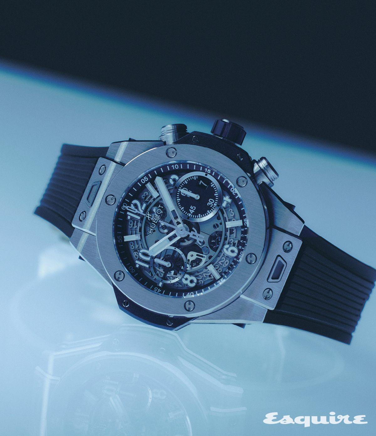 새틴 마감으로 고급스러운 질감을 구현한 빅뱅 유니코 티타늄 3000만원대 위블로.