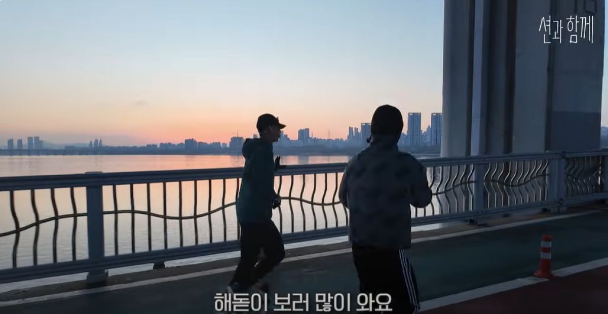 한강 뷰를 보며 달릴 수 있는 한남 나들목 역시 <션과함께>에서 추천하는 러닝 코스.