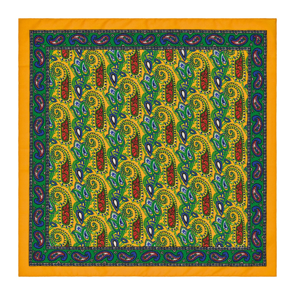 다채로운 색감의 오리엔탈 페이즐리 반다나 55x55cm/가격 미정 폴로 랄프 로렌.