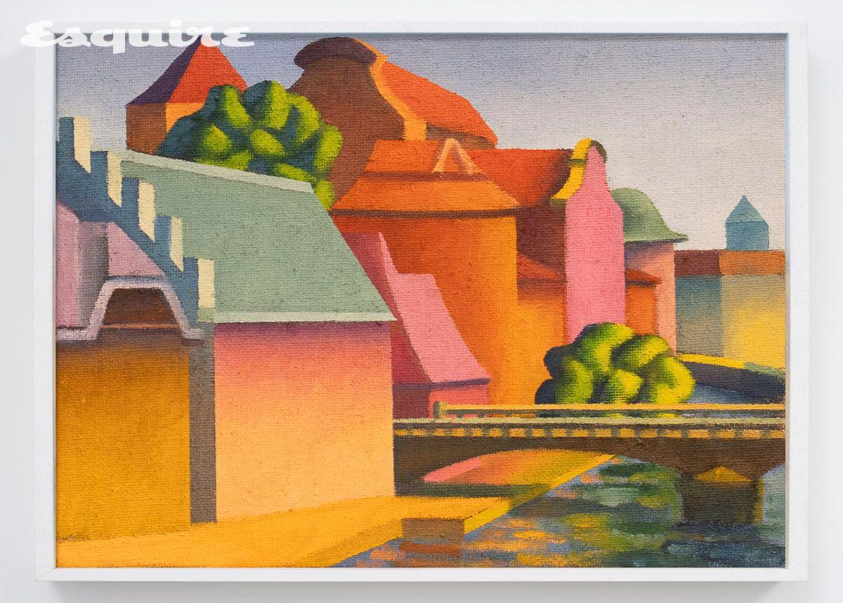 'Strasburgo', 2013, Oil on canvas, 30 x 40 cm. ⓒ Archivio Salvo Courtesy of Archivio Salvo and Gladstone