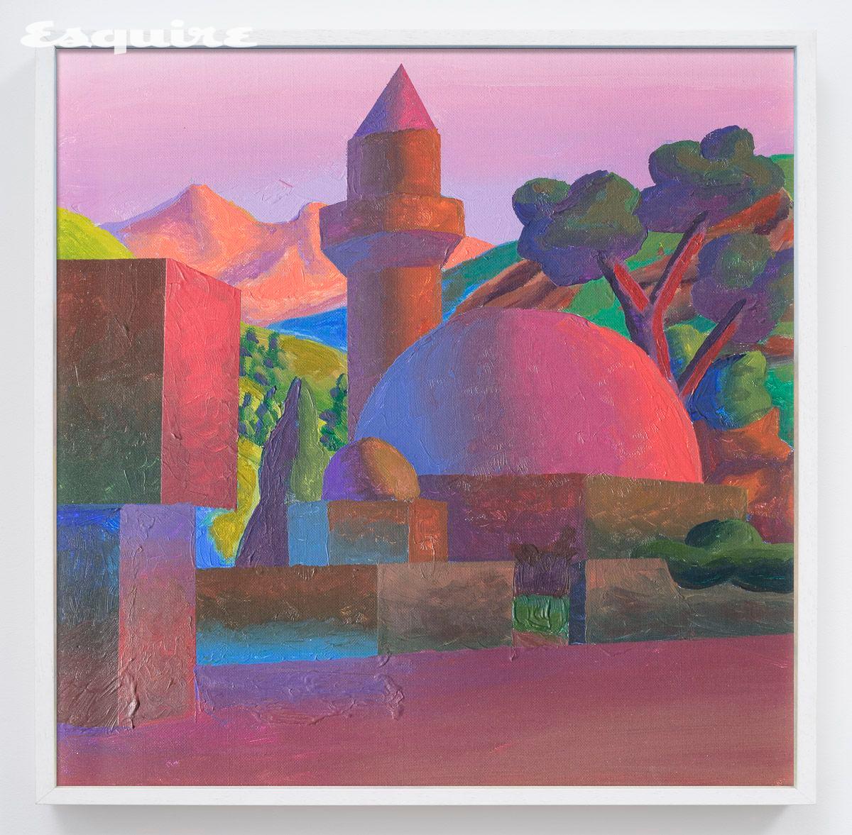 'Bosnia Erzegovina', 2015, Oil on canvas, 30 x 30 cm. ⓒ Archivio Salvo Courtesy of Archivio Salvo and Gladstone