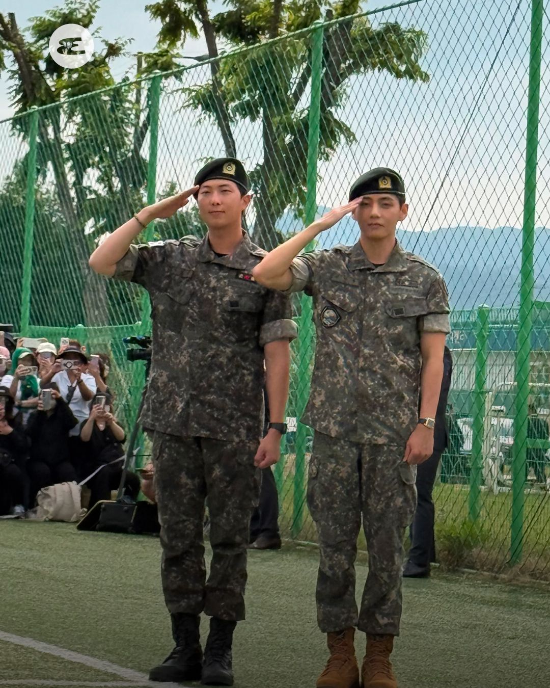 BTS RM, 뷔 전역 현장 직찍