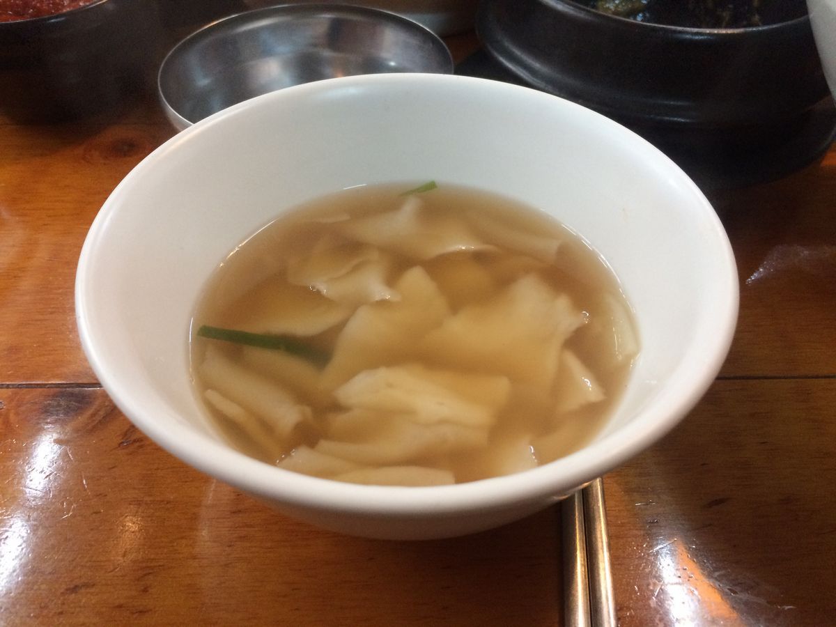 서촌 체부동 수제비와 보리밥