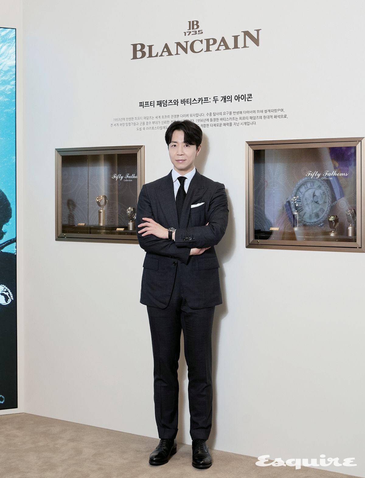 프렌드 오브 블랑팡의 일원인 송종원 셰프도 행사장에 참석해 자리를 빛내주었다.