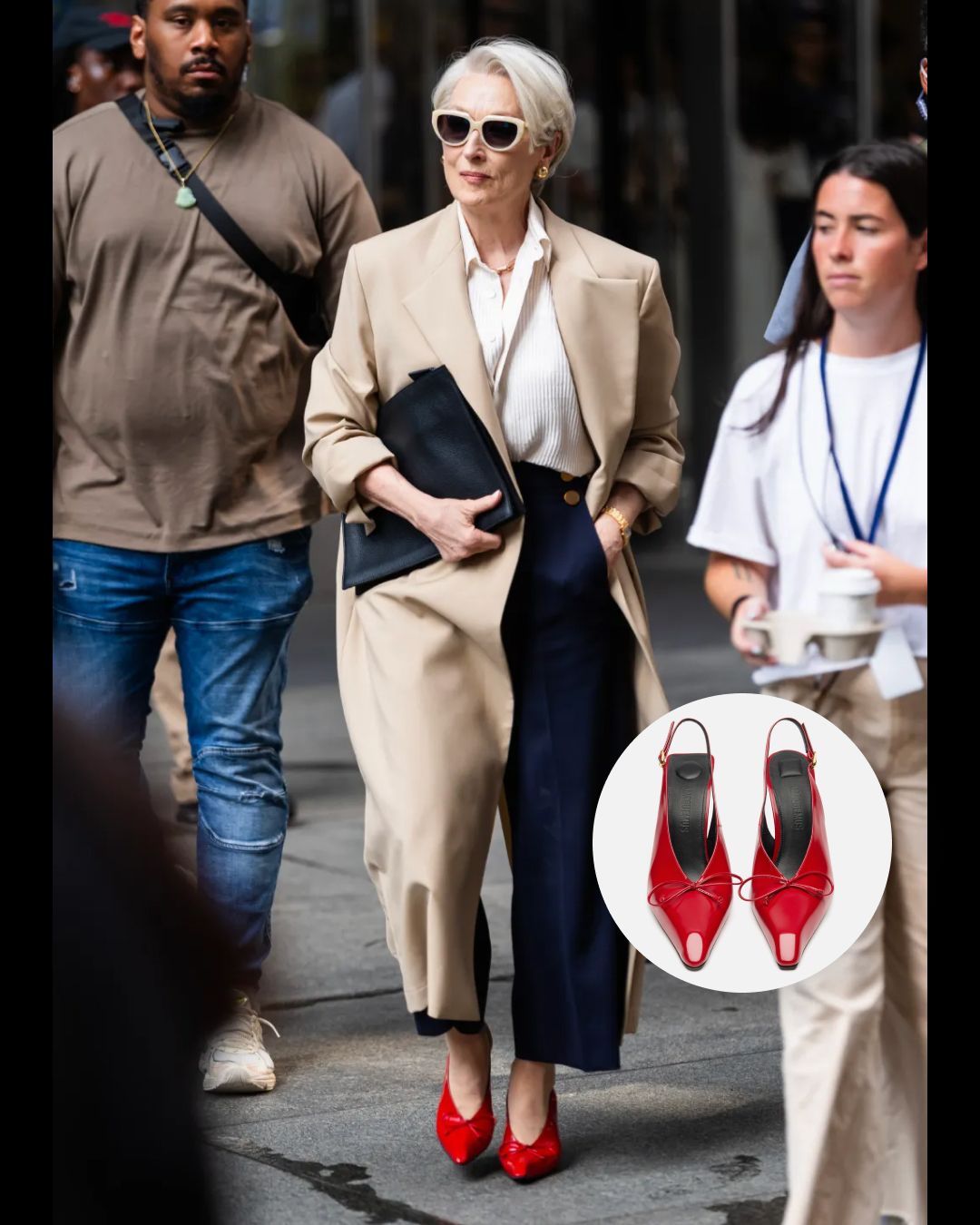 자크뮈스 스칼렛 큐비스토 슬링백