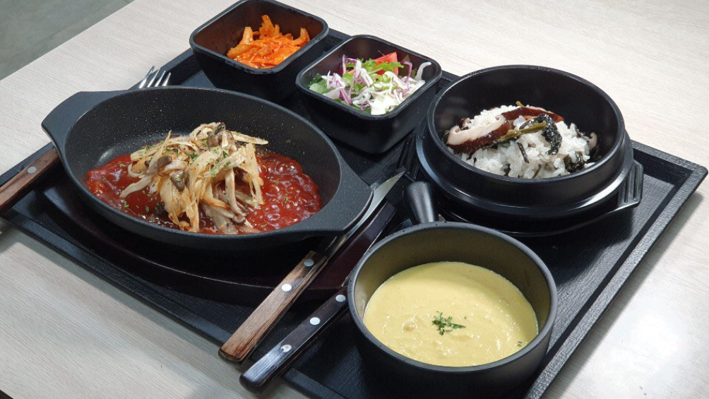 한우 떡 더덕 스테이크