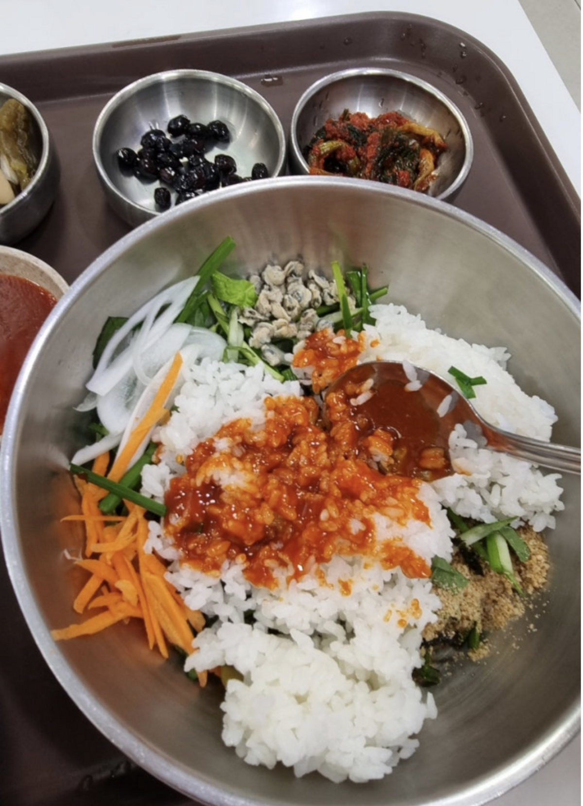 네이버 블로그 긍정커넥터 재첩 비빔밥