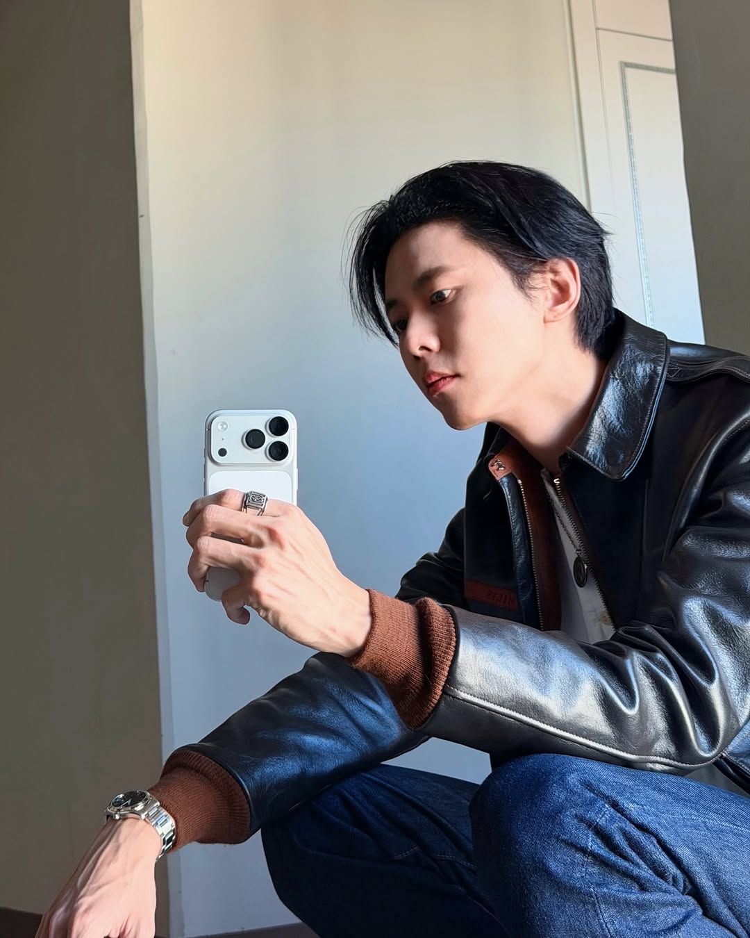 주우재의 셔츠 스타일링/인스타그램 @ophen28