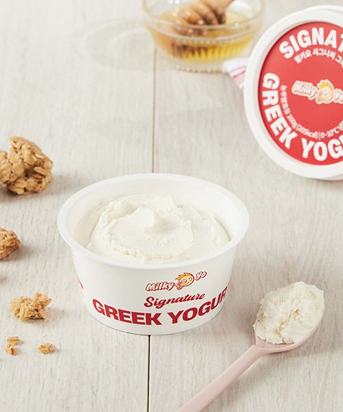 단백질 중심의 그릭요거트 베이스 / 출처: 밀키요 공식 홈페이지