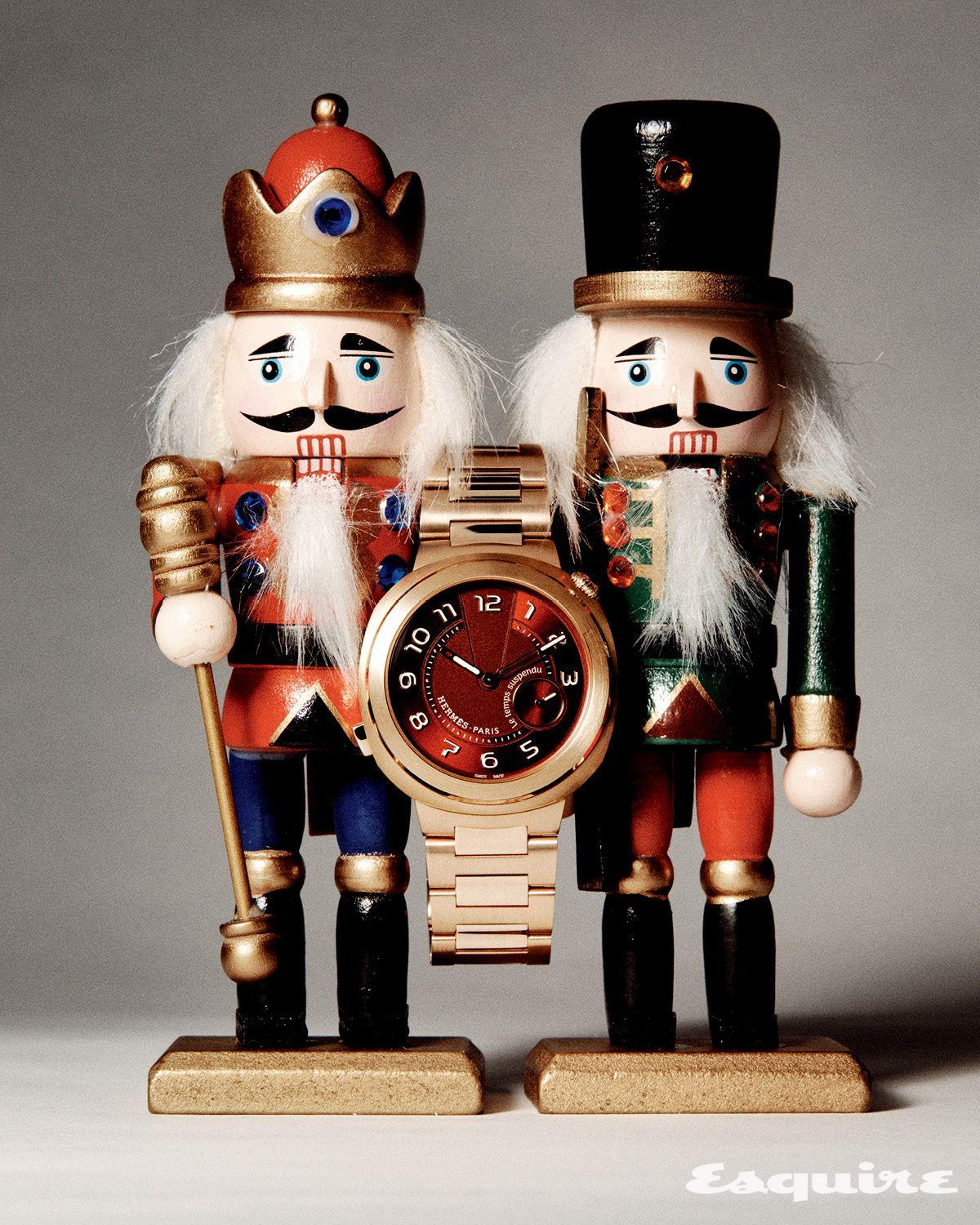 39mm 로즈 골드 케이스의 에르메스 컷 르 땅 서스팡뒤 가격 미정 에르메스.