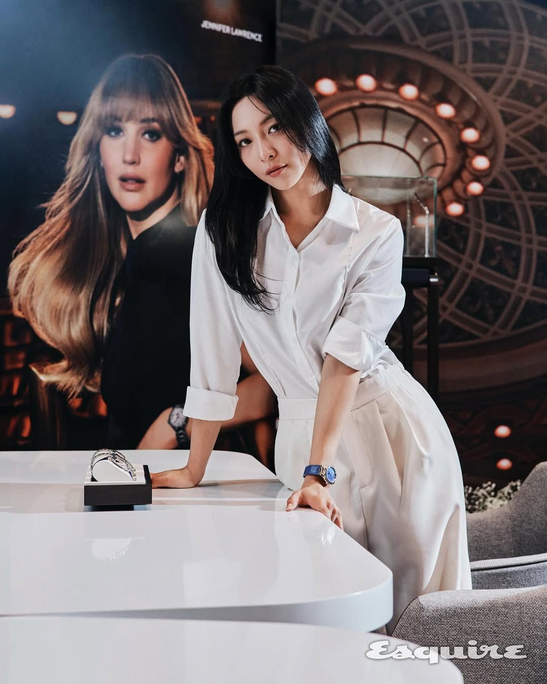 <에스콰이어> 론진 프리마루나 컬렉션 론칭 현장 with 루나