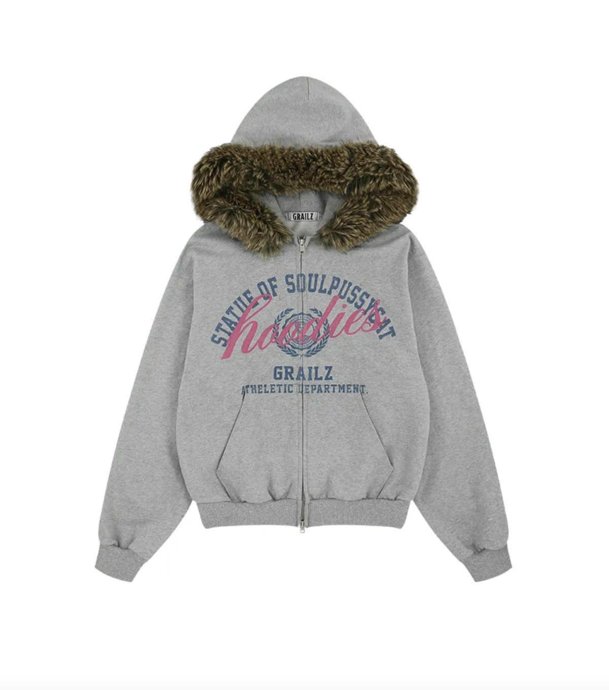 그레일즈(GRAILZ) 퍼 후드 / 출처: 브랜드 공식 홈페이지