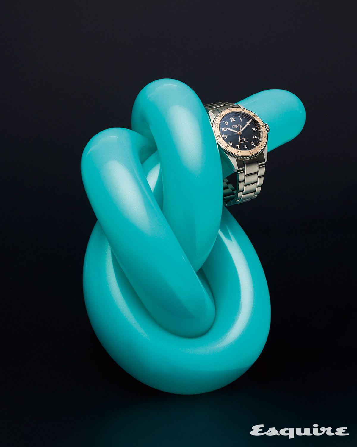 39mm 스틸-핑크 골드 케이스와 스틸 브레이슬릿의 스피릿 줄루 타임 1925.