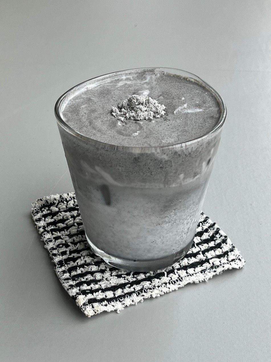 쫀득하면서도 몽글몽글한 코페드팔레츠 흑임자 라떼/ 이미지 출처: 네이버지도 업체 등록