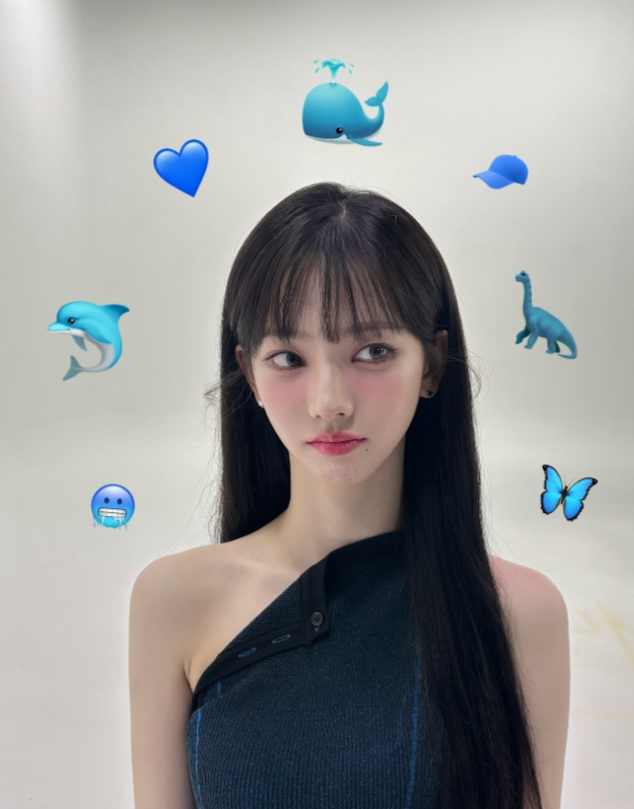 아이폰 이모지 활용 사진/ 출처: 에디터 인스타그램