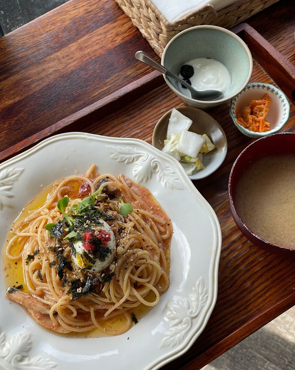 명란 파스타 / 이미지 출처 : 맘스키친 네이버 플레이스