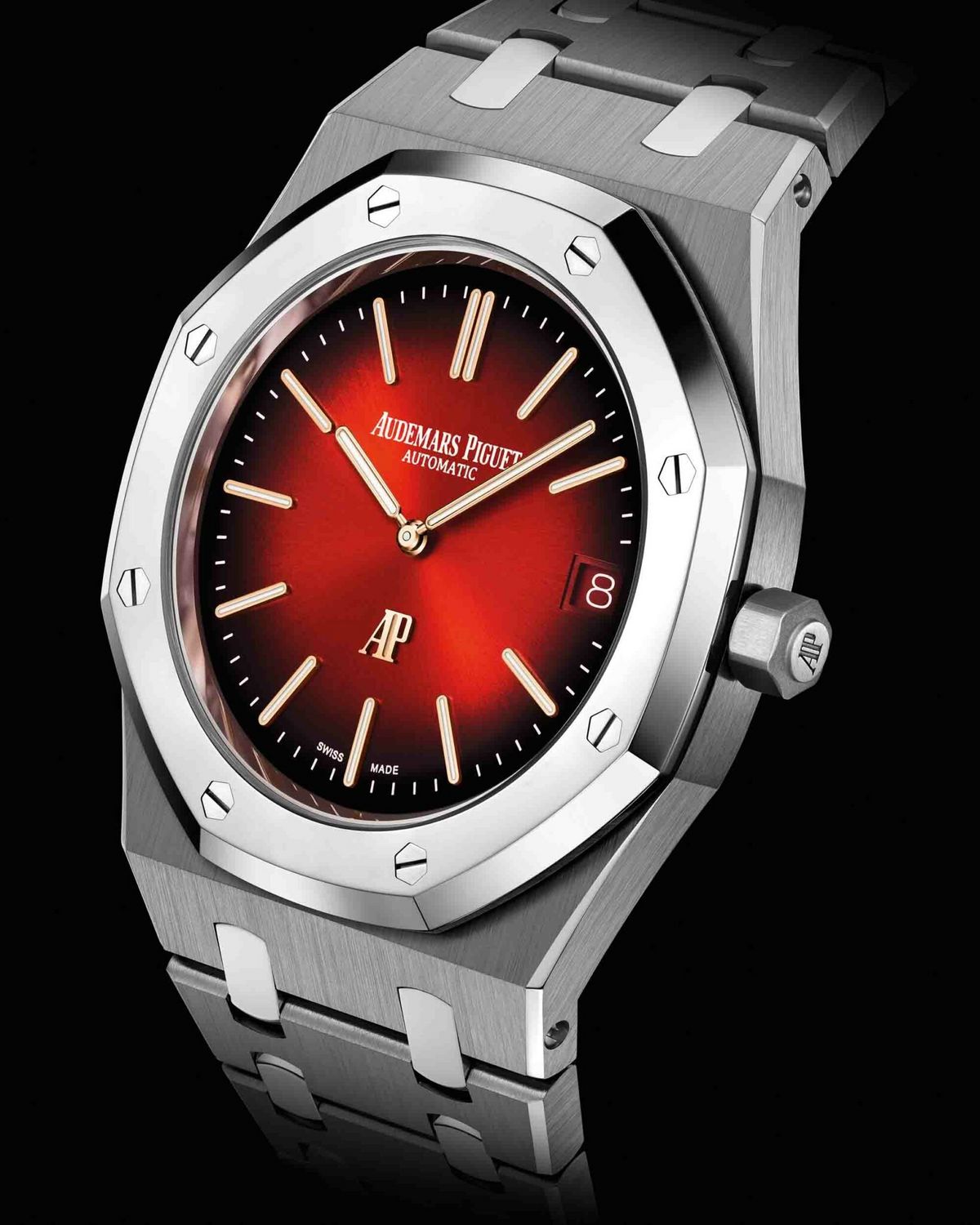 팔라듐 기반의 BMG를 적용한 오데마 피게 로열 오크 점보 엑스트라 씬 / 이미지 출처 : 오데마 피게 