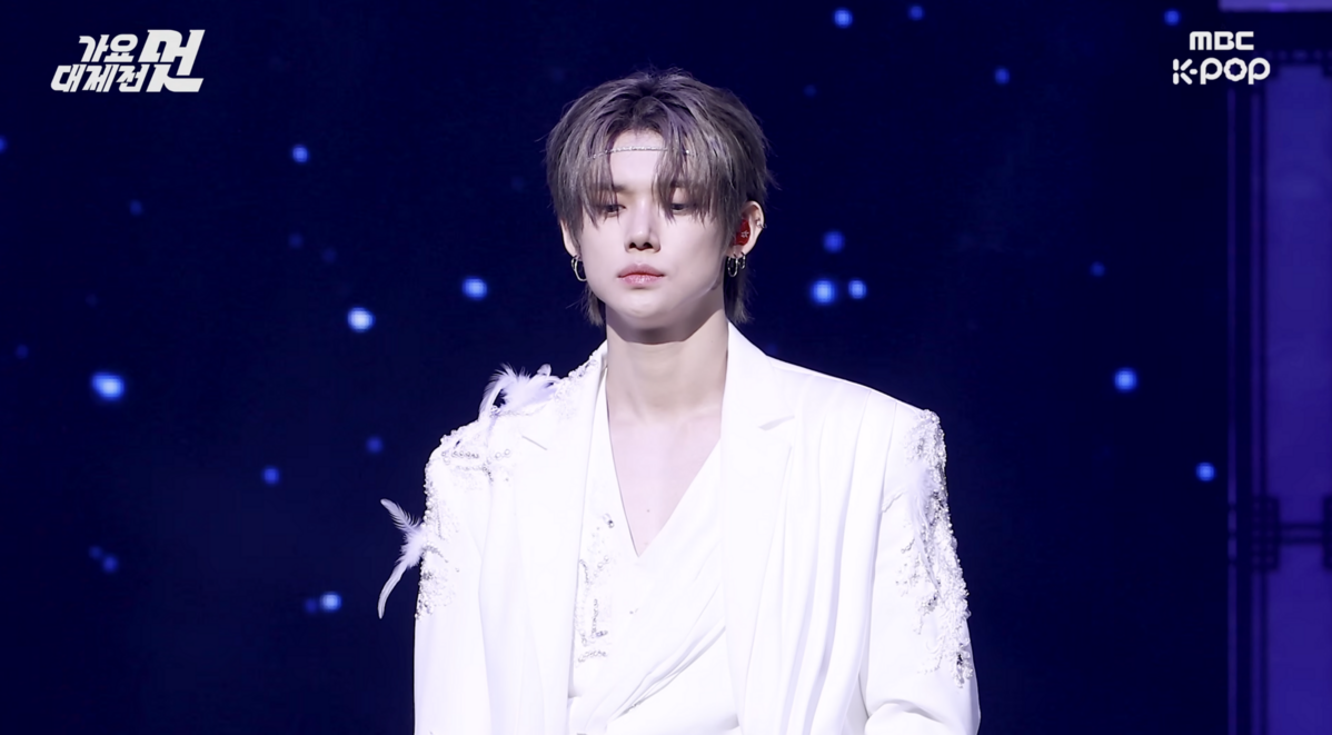 2025 MBC 가요대제전의 'Song of the Stars' 무대 속 연준 이미지 / 이미지 출처: 유튜브 MBCkpop.