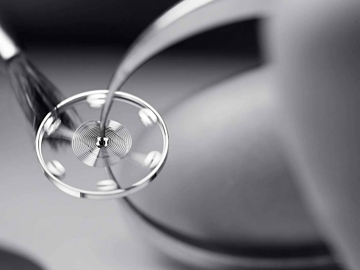 밸런스 휠과 헤어스프링 이미지 / 이미지 출처: alange-soehne.com 