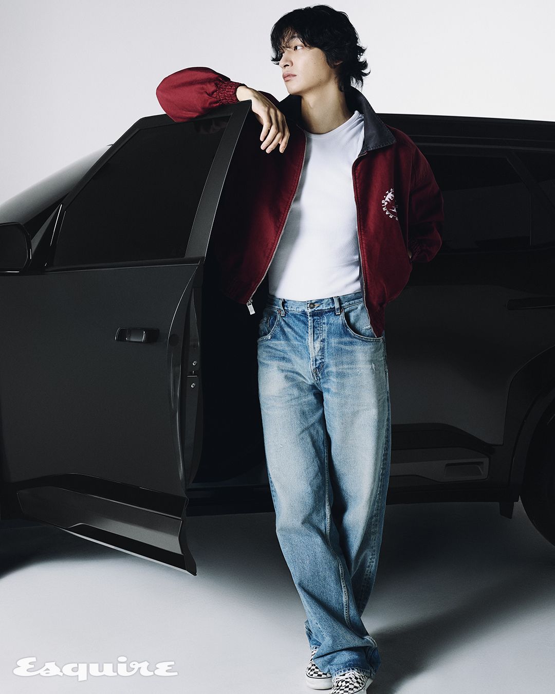 재킷 앙팡 리쉬 데프리메. 스니커즈 반스. 팬츠 스타일리스트 소장품.