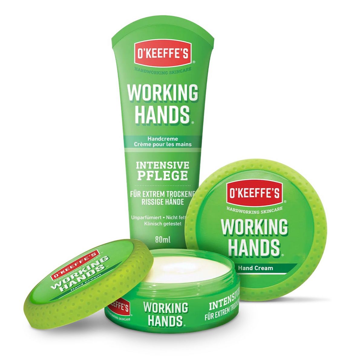 끈적임 없는 고농축 포뮬러로 쾌적한 사용감과 장시간 보습에 효과적인 핸드 크림. / 이미지 출처: O’KEEFFE’S 