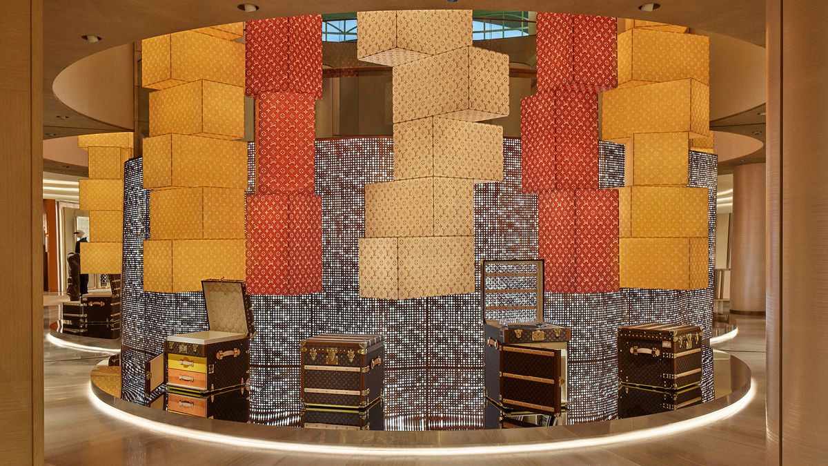 루이 비통 비저너리 저니 서울의 미하적 아름다움을 표현한 아트리움. / 이미지 출처: 루이 비통