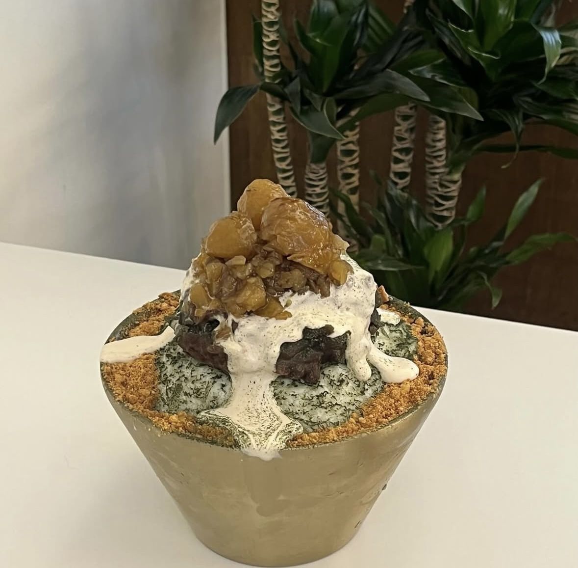 밤 팥빙수가 맙의 인기 메뉴 중 하나다. / 출처: 맙 인스타그램