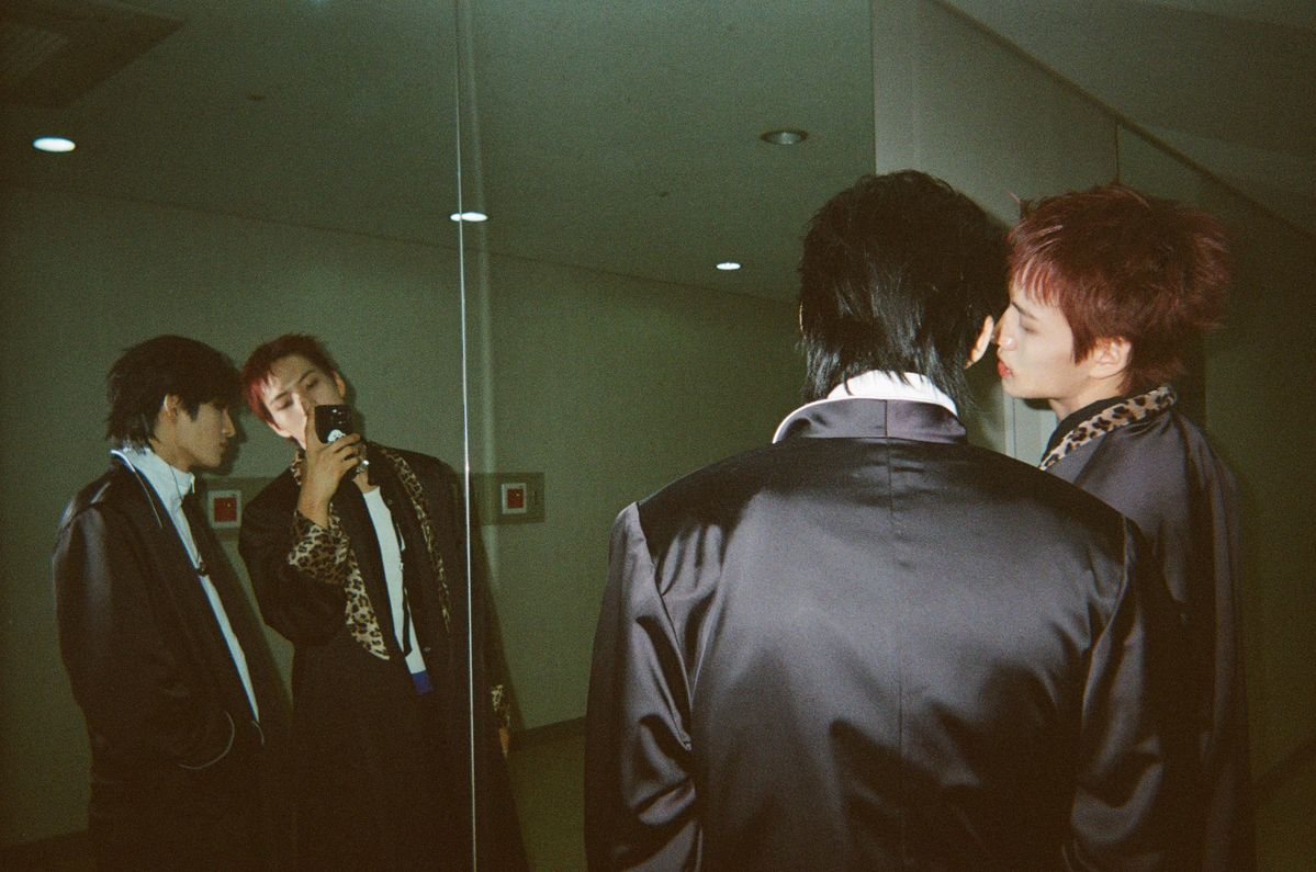 단독 콘서트 '비범 : BE 범' 백스테이지에서, 82MAJOR 윤예찬과 조성일