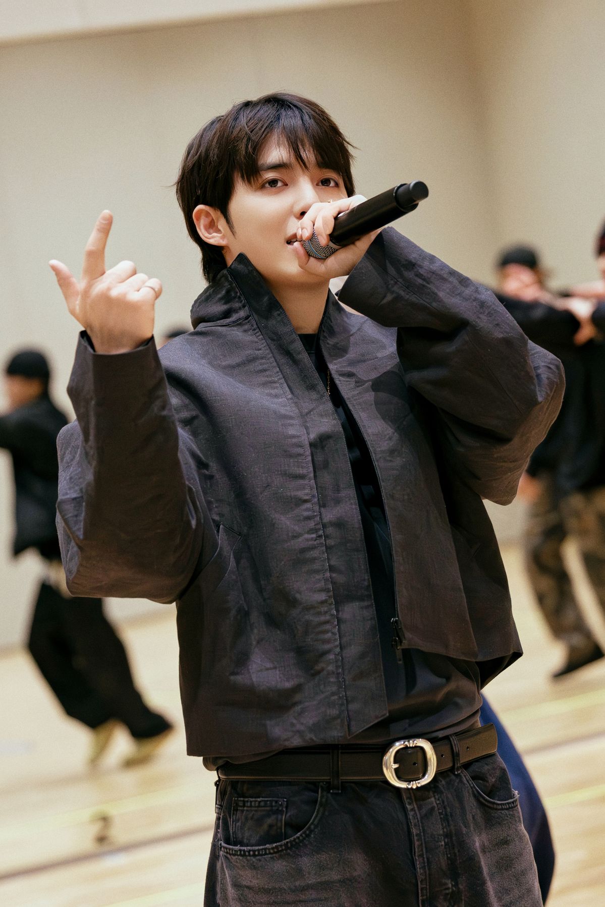 공연 전, 연습하는 에스쿱스