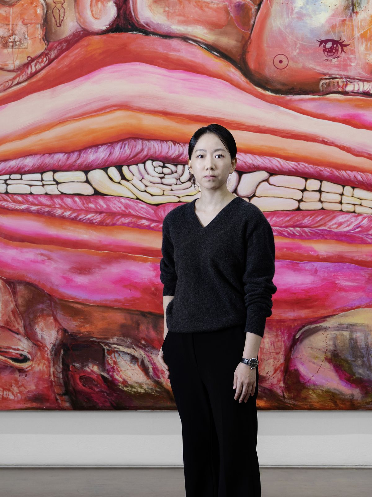 장파는 회화와 글을 통해 ‘그림’과 ‘아름다움’에 대한 고정된 개념을 비판하며, 여성적 그로테스크와 역사적으로 타자화된 감각들을 시각적으로 탐구해왔다. / 출처: 국제갤러리 제공