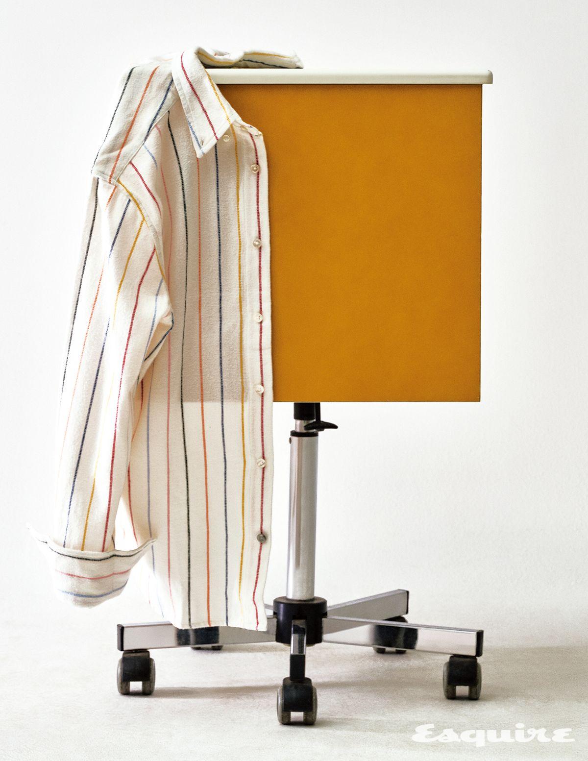 멀티컬러 핀스트라이프 셔츠 24만8000원 오리지널 마드라스 트레이딩 컴퍼니 by 바버샵.