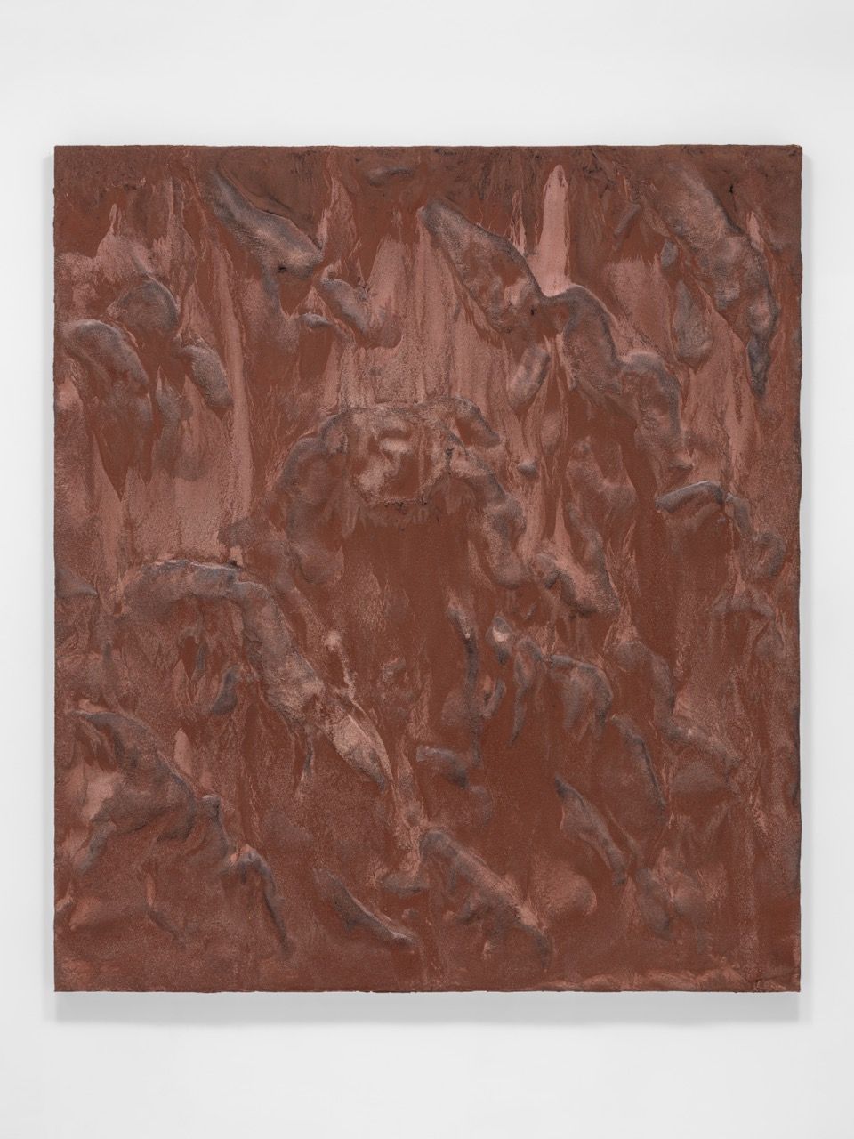 김주리. <desert 07_BdCpAC>, 2026. 벽돌 분, 세라믹 분, 재, 석탄, 혼합재료. 183 x 161 x 8 cm © Juree Kim. 사진: 전병철