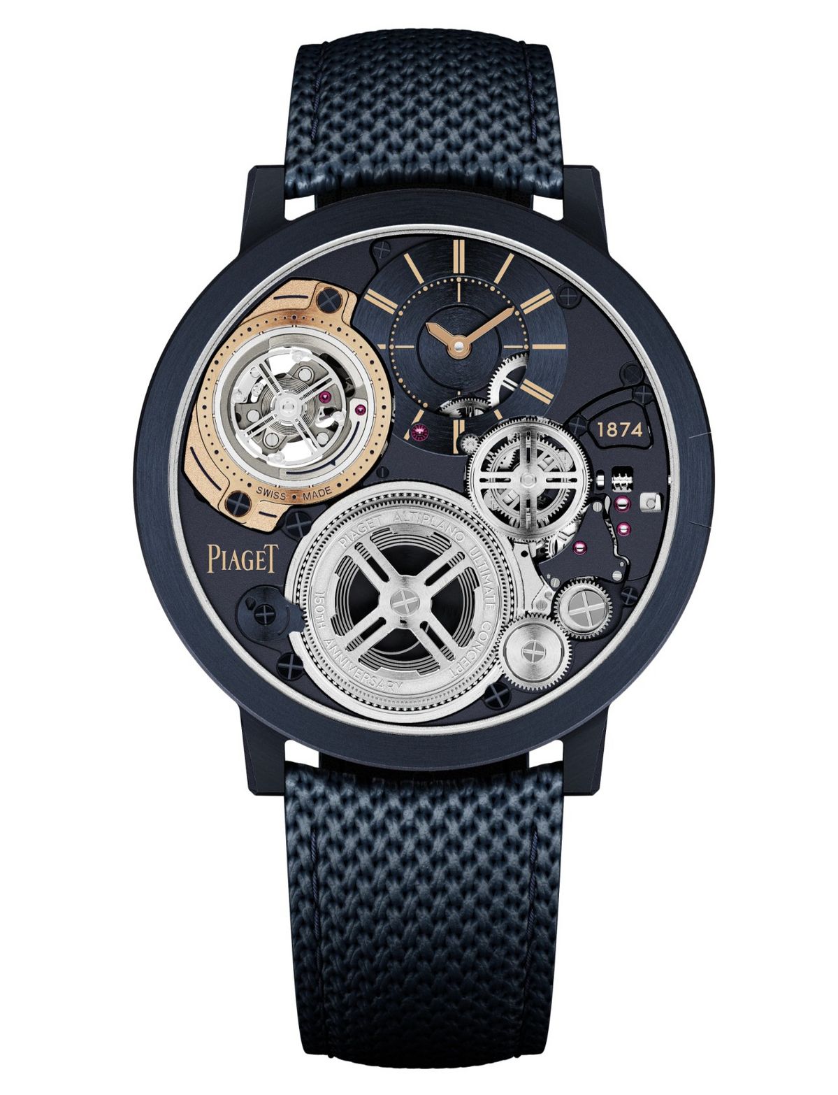 2mm 두께의 투르비용의 심장 피아제 알티플라노 얼티메이트 컨셉 투르비용 / 이미지 출처: www.piaget.com