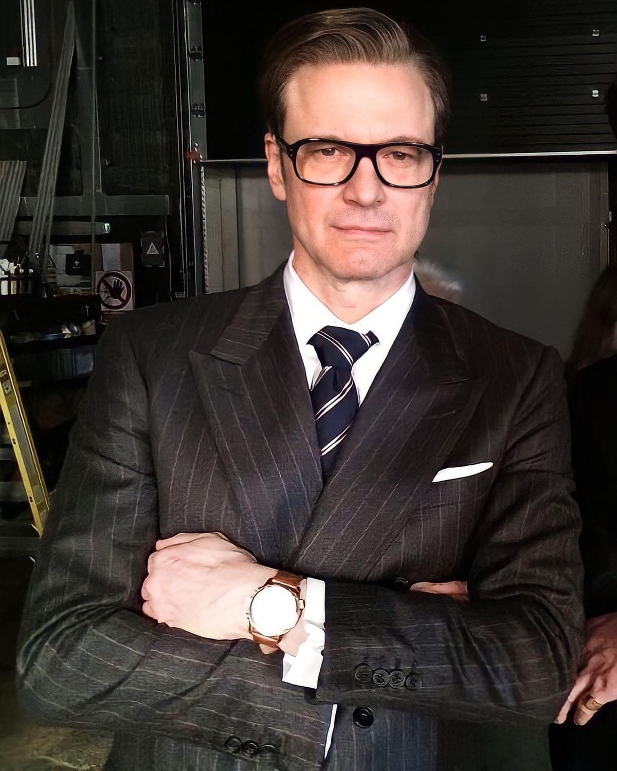 영화 '킹스맨' 촬영 후 콜린 퍼스의 비하인드 이미지. / 이미지 출처: CNN