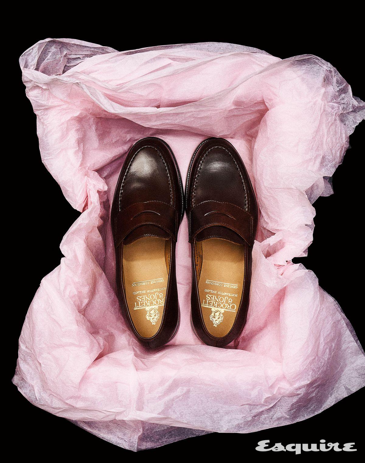 브라운 아닐린 풀업 페니 로퍼 가격 미정 알든 by 바버샵.