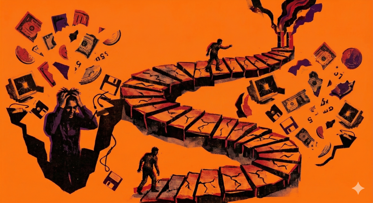 911테러로 거래소는 개장 시간을 늦췄으나, 개장 2분 만에 서킷브레이커가 발동됐다. / 출처: 제미나이 나노바나나