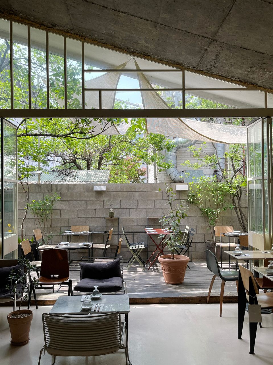 플랜테리어 스타일로 테라스를 장식했다. / 출처: 네이버지도 업체 제공