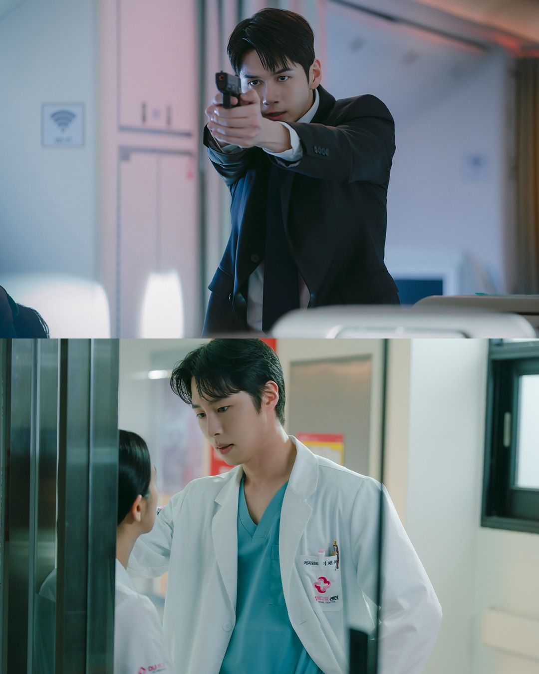 월간남친 특별 출연 배우 옹성우, 이재욱. / 이미지 출처: 인스타그램 @netflixkr