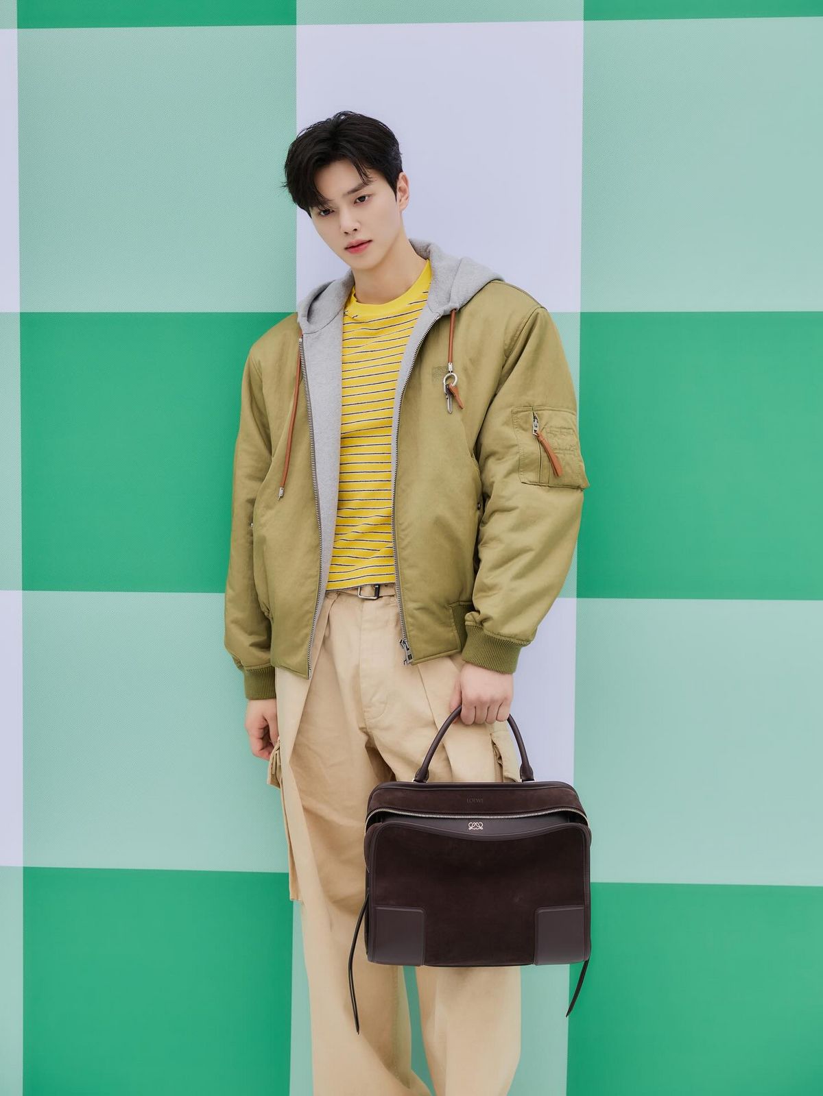 로에베 쇼에 참석한 송강 / 이미지 출처: 인스타그램 @songkang_b 