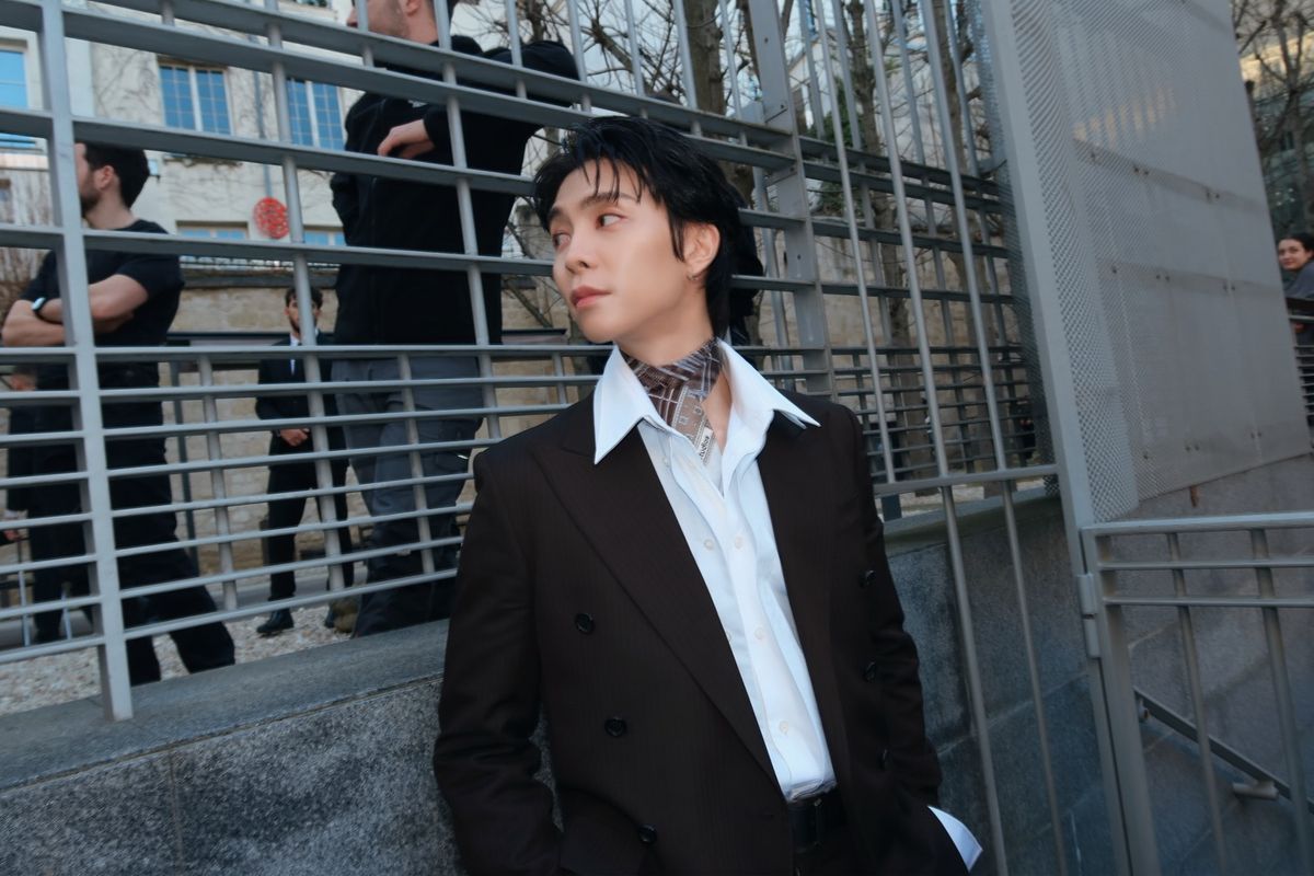 아크네 스튜디오 쇼에 참석한 NCT 쟈니 / 이미지 출처: 인스타그램 @johnnyjsuh