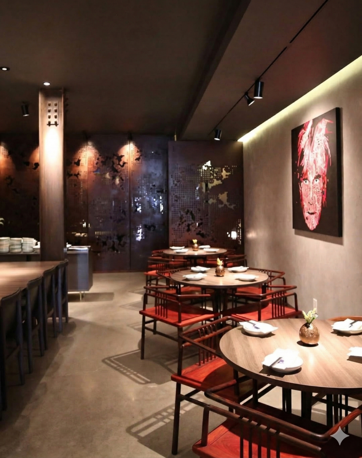 세련된 식당 내부 | 출처: @uluh.ny