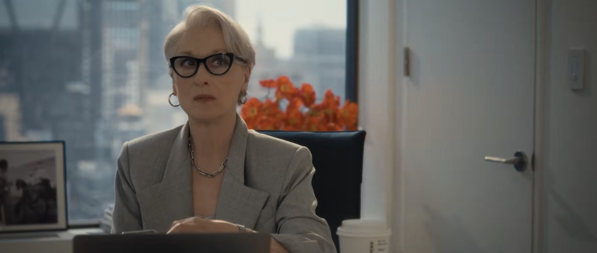 '악마는 프라다를 입는다 2' 미란다 프리슬리 스틸컷 / 이미지 출처: 20th Century Studios 유튜브