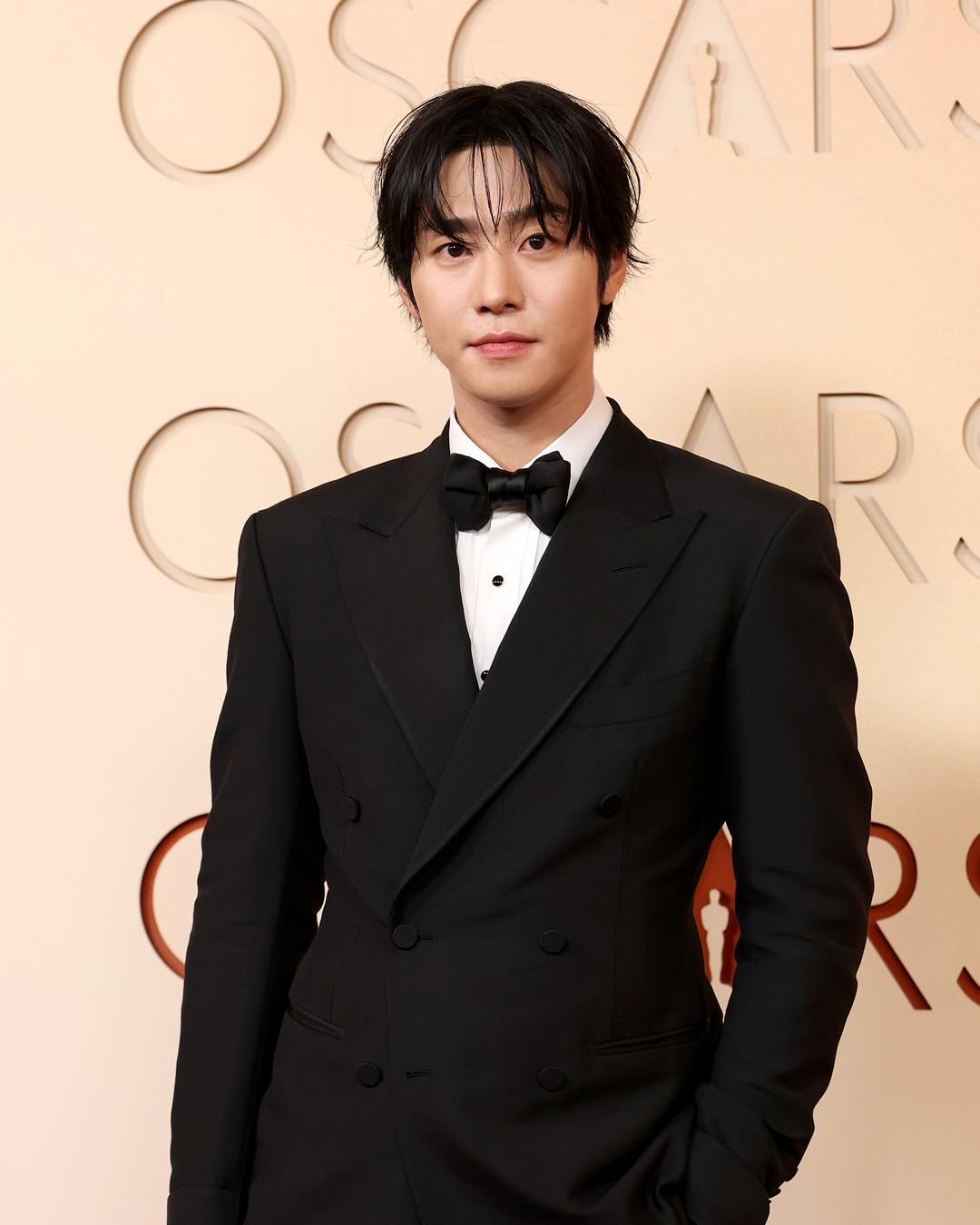 제98회 아카데미에 참석한 '진우' 목소리를 연기한 배우 안효섭 / 이미지 출처: 게티 이미지