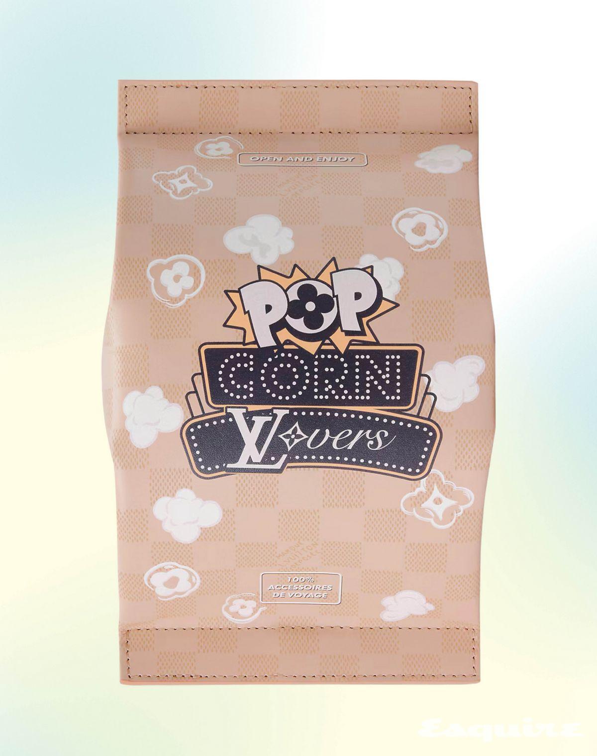 시네마 문화에서 영감을 받은 팝콘 토일레트리 백 가격 미정 루이 비통.