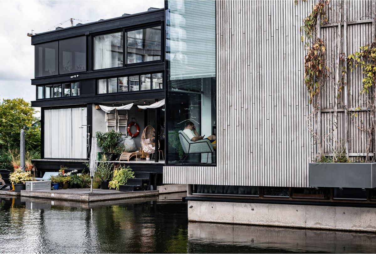 수상마을의 또 다른 모습.