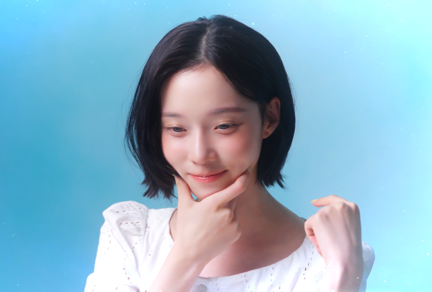 에스콰이어 유튜브 촬영 중에 남긴 윈터의 포즈.