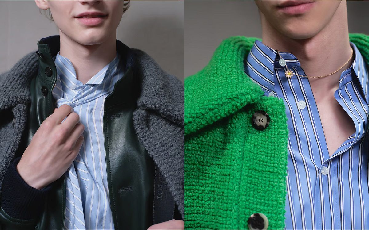 아버지 옷장을 몰래 훔쳐 입어본 어린아이 같은 자유분방한 클래식이 이번 시즌 주목받고 있다 / 이미지 출처: 디올 공식 홈페이지