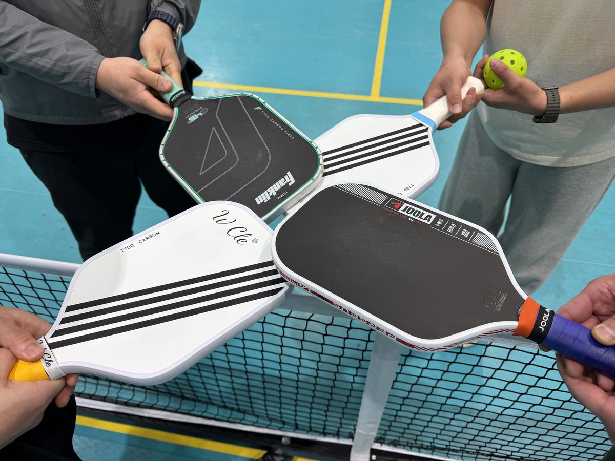 복식플레이 후 라켓으로 인사하는 문화 / 이미지 출처: 필자 촬영